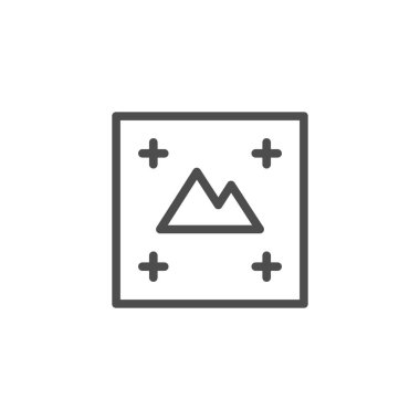 Yazdırma kavramı satırı simgesi