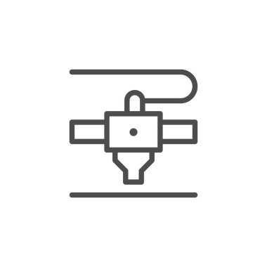 Yazdırma Kartuşu hattı simgesi