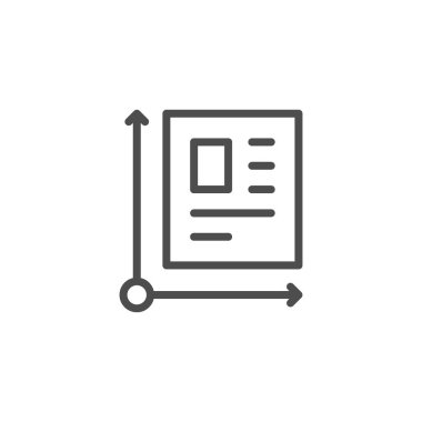 Belge boyutu satırı simgesi