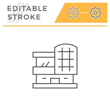 Modern bina satır simgesi