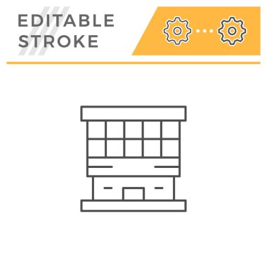 Modern bina satır simgesi