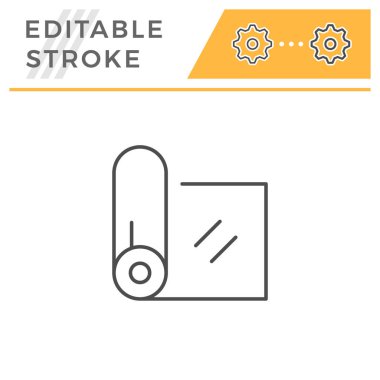 Kumaş rulo satırı simgesi