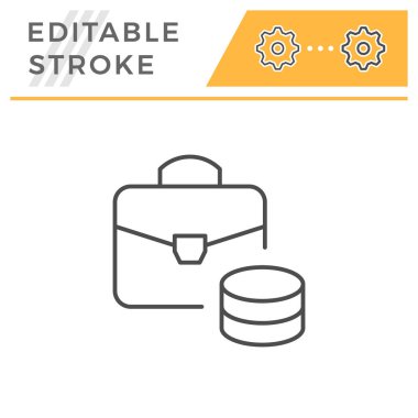 Finanse edilebilen kontur satırı simgesi