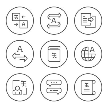 Çevirinin yuvarlak çizgi simgelerini ayarlama