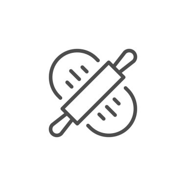 Hamur haddeleme hattı anahat simgesi