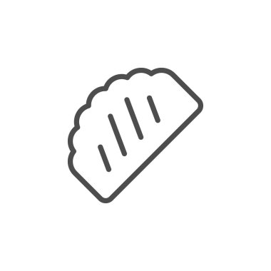 Tatlı topun hattı anahat simgesi