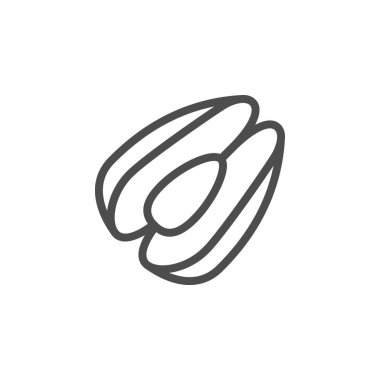 Mussel çizgi Anahat Modern simge