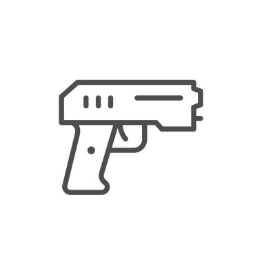 Paintball tabanca hattı anahat simgesi