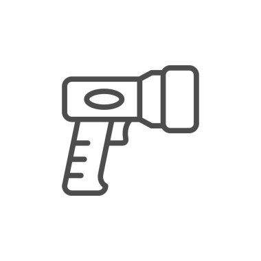 Dalış fener hattı anahat simgesi