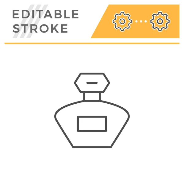 Icono de línea de trazo editable perfume — Vector de stock