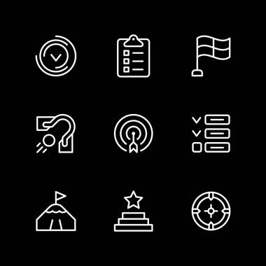 Hedef küme satır simgeleri