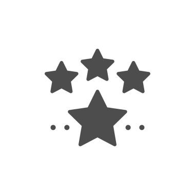 Yıldızlar simgesi. Basit sembol kavramı