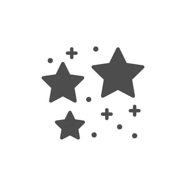 Αστέρι εικονίδιο και μαγική έννοια — Διανυσματικό Αρχείο