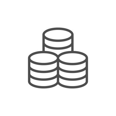 Coins satır simgesi ve para kavramı