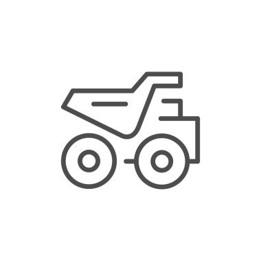 Damper kamyon hattı anahat simgesi