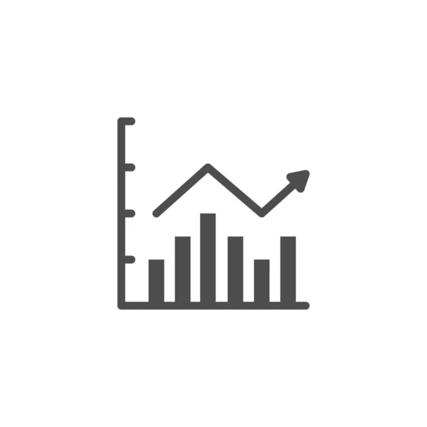 Column chart icon and infographic concept