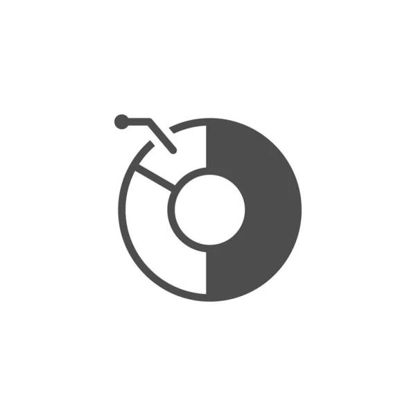 円グラフアイコンとインフォグラフィックコンセプト — ストックベクタ