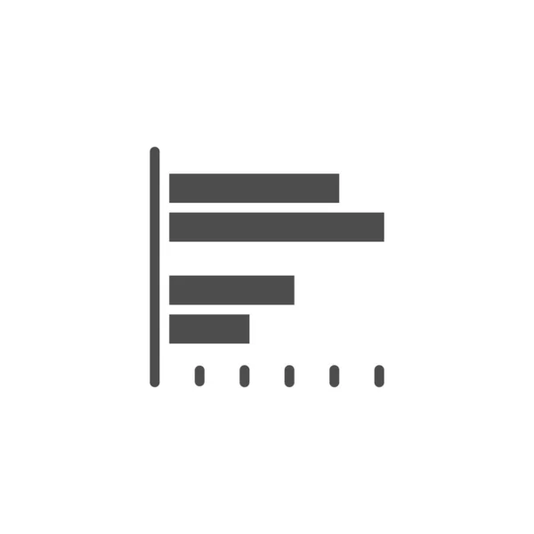 Balkendiagramm-Symbol und Infografik-Konzept — Stockvektor