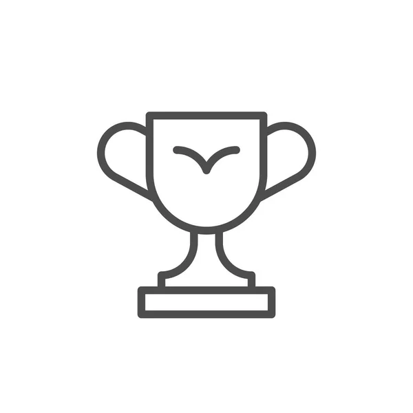 Иконка победителя кубка или трофей — стоковый вектор