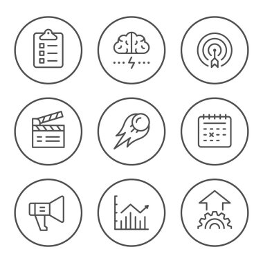 Başlangıç yuvarlak çizgi simgelerini ayarlama