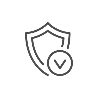 Kalkan ve onay satırı simgesi