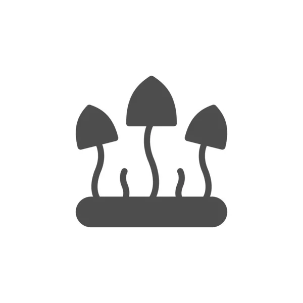 Pilz-Symbol und Pilz-Symbol — Stockvektor