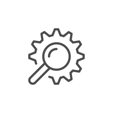 Arama motoru optimizasyon çizgisi ana simgesi