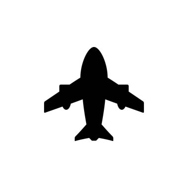 Uçak veya uçak simgesi simgesi