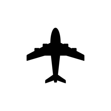 Uçak veya uçak simgesi simgesi