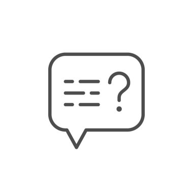 Soru iletisi ana hat simgesi