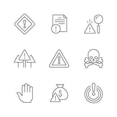 Uyarının satır simgelerini ayarla