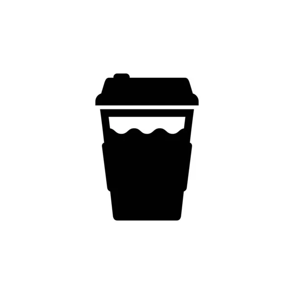 Wegwerp om te gaan drinken container pictogram — Stockvector