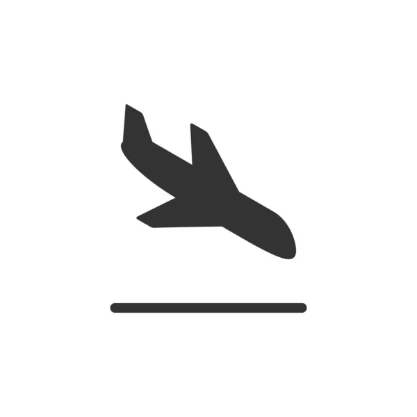 Pictogram voor landing of luchtvaartconcept — Stockvector