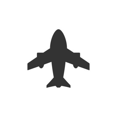 Uçak kabartma simgesi veya havacılık kavramı