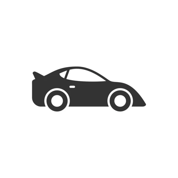 Sport or race car glyph icon — Stock Vector