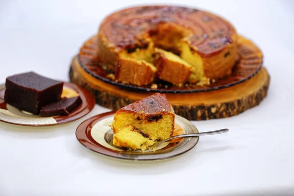 Bolo Caseiro Romeu Julieta Queijo Com Goiaba — Fotografia de Stock