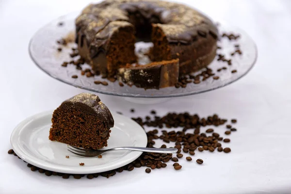 Homemade Tasty Chocolate Cake — Stock Photo, Image