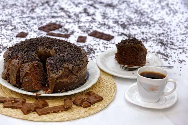 Torta fatta in casa di vari sapori — Foto Stock