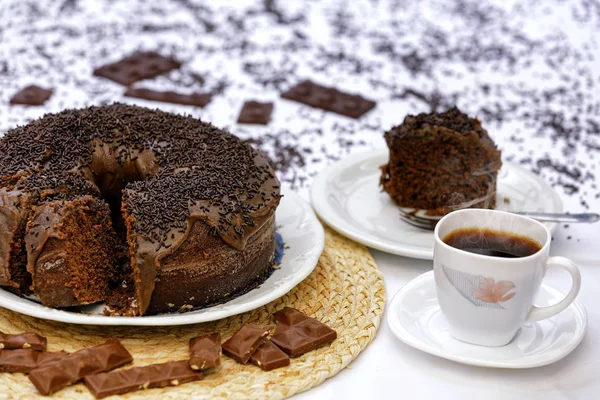 Torta fatta in casa di vari sapori — Foto Stock