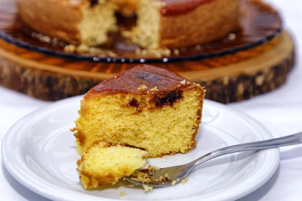 Torta Casera Romeo Julieta Queso Con Guayaba —  Fotos de Stock