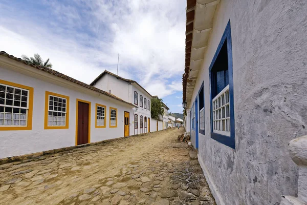 Paraty Rio Janeiro Brazil July 2018 Αρχιτεκτονική Και Αρχαίοι Δρόμοι — Φωτογραφία Αρχείου