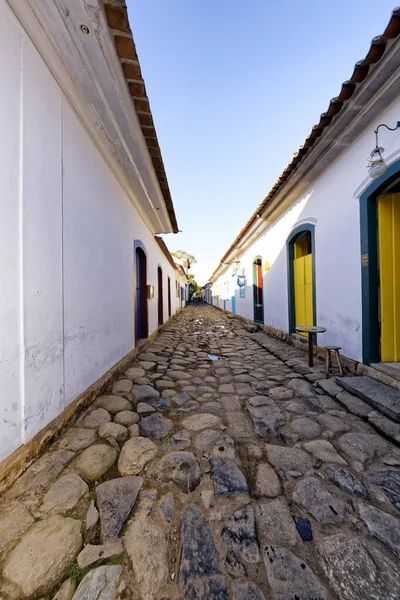 Paraty Rio Janeiro Brazil July 2018 Αρχιτεκτονική Και Αρχαίοι Δρόμοι — Φωτογραφία Αρχείου