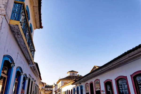 Brezilya Nın Rio Janeiro Eyaletindeki Paraty Nin Tarihi Merkezinde Eski — Stok fotoğraf