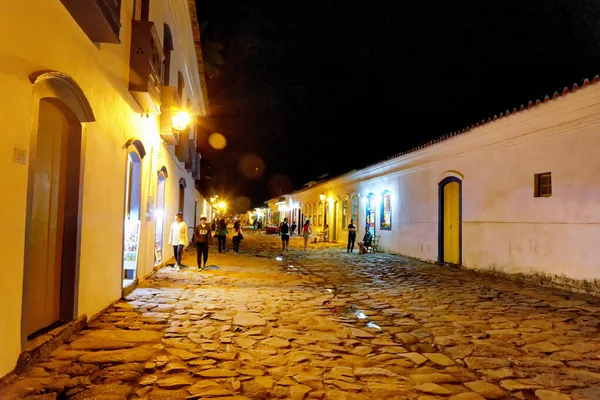 Paraty Rio Janeiro Brazil July 2018 Architecture Ancient Street City — стокове фото