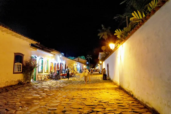 Paraty Rio Janeiro Brazil July 2018 Architecture Ancient Street City — стокове фото