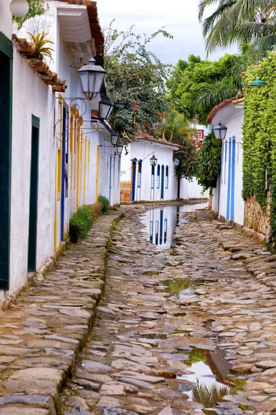 Paraty Rio Janeiro Brazylia Lipca 2018 Architektura Starożytne Ulice Miasta — Zdjęcie stockowe