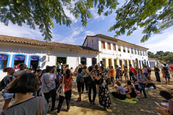 Paraty Rio Janeiro Brazylia Lipca 2018 Flip Międzynarodowy Festiwal Literacki — Zdjęcie stockowe