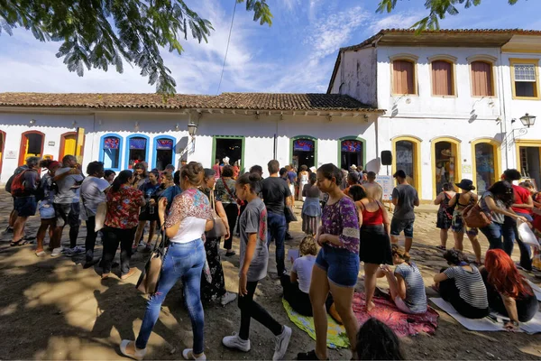 Paraty Rio Janeiro Brasil Juli 2018 Flip Festival Sastra Paraty — Stok Foto