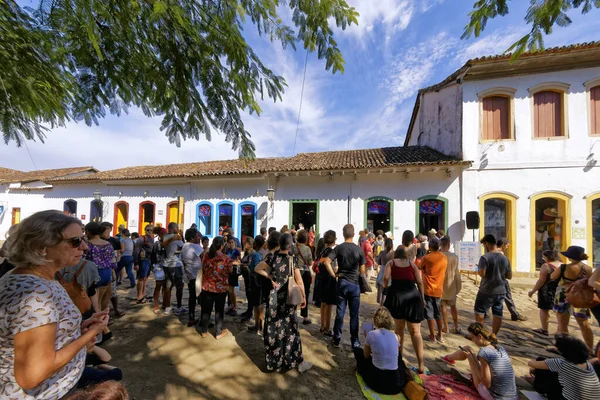 Paraty Rio Janeiro Brazilië Juli 2018 Flip Internationaal Literair Festival — Stockfoto