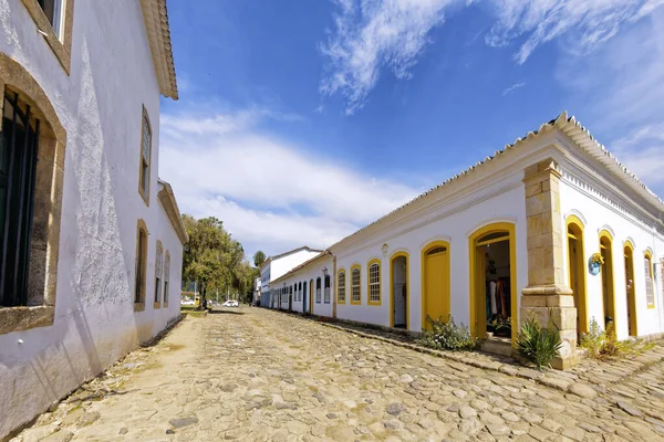 Paraty Rio Janeiro Brazil July 2018 Architecture Ancient Street City — стокове фото